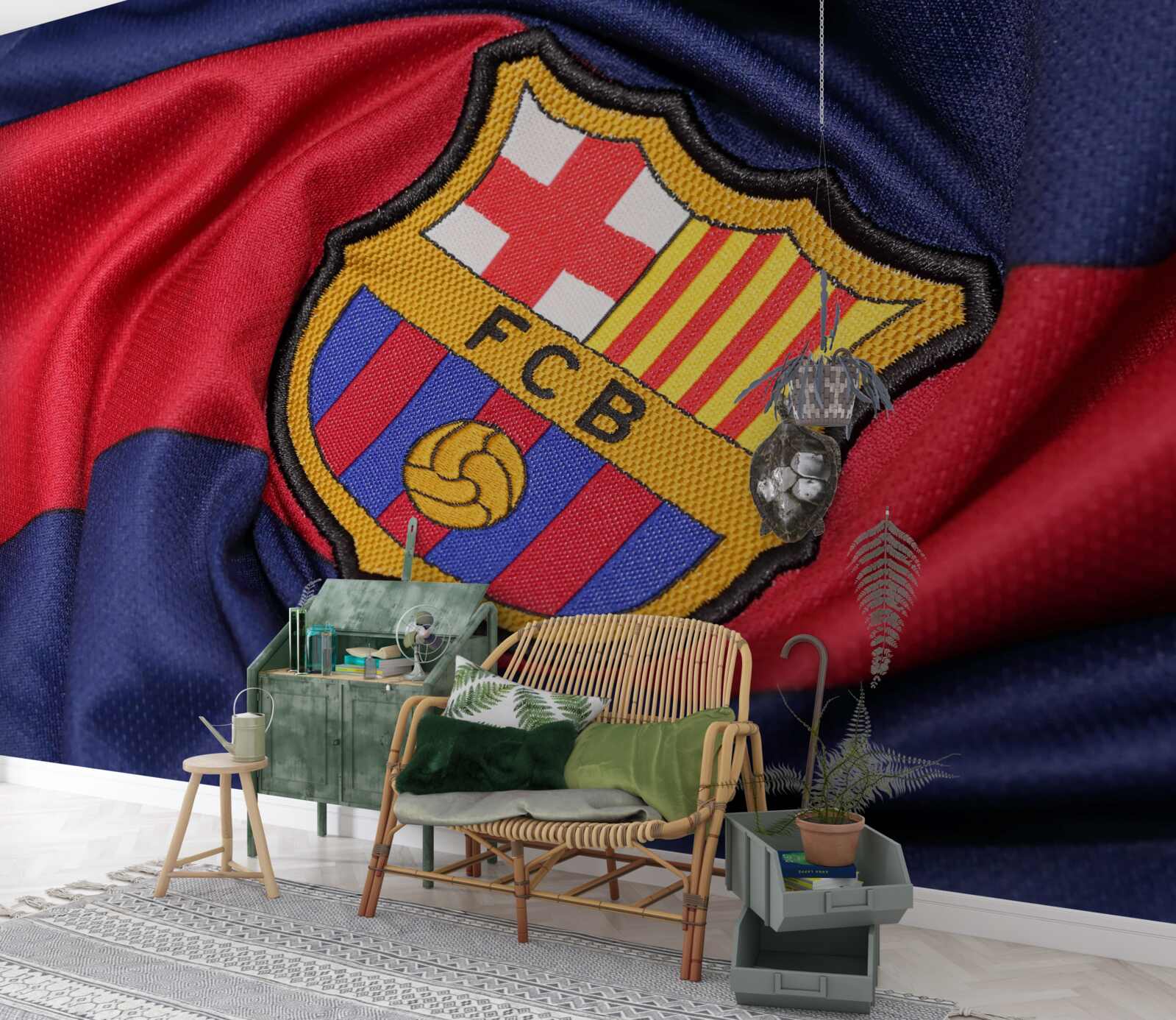 Fototapeta godło klubu piłkarskiego barcelony