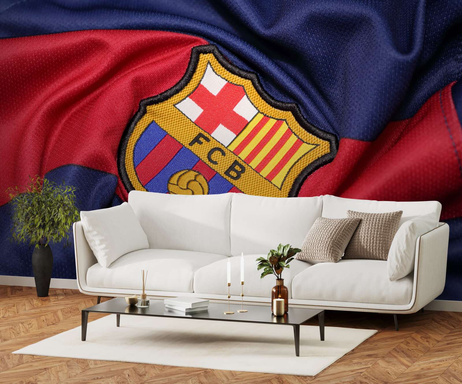 Fototapeta godło klubu piłkarskiego barcelony