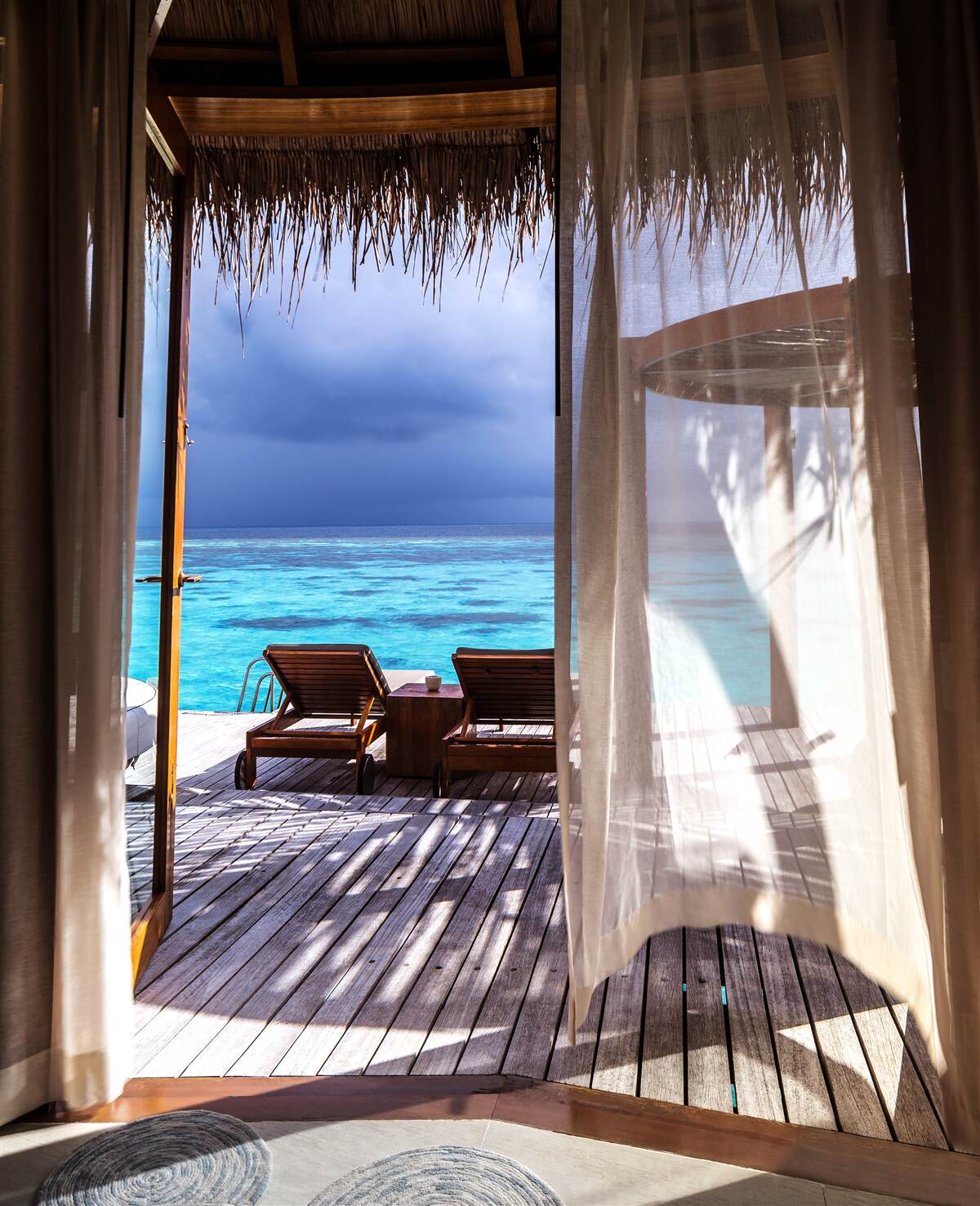 Fototapeta balkon z widokiem na ocean