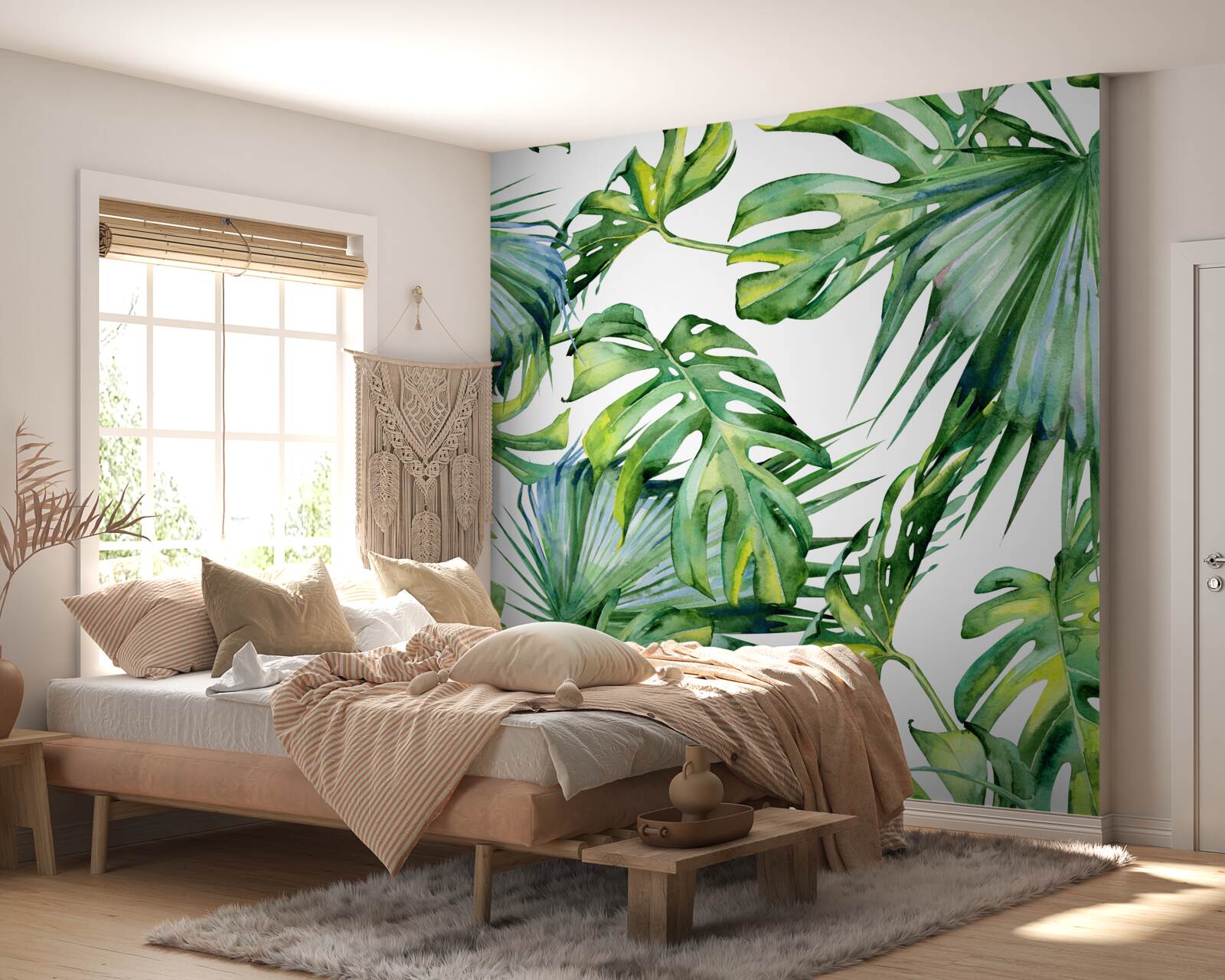 Fototapeta monstera opuszcza tropiki