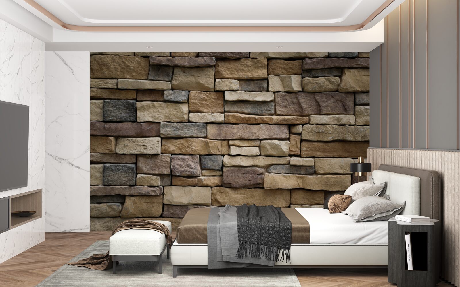Fototapeta starożytny kamienny mur