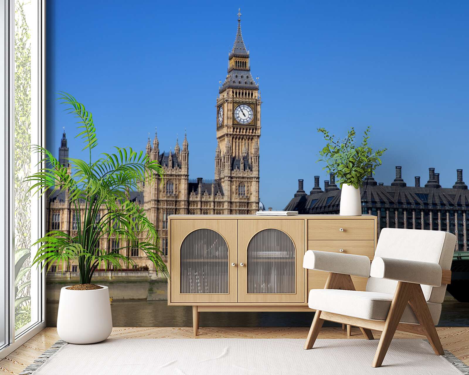 Fototapeta parlament i big ben znajdują się w anglii