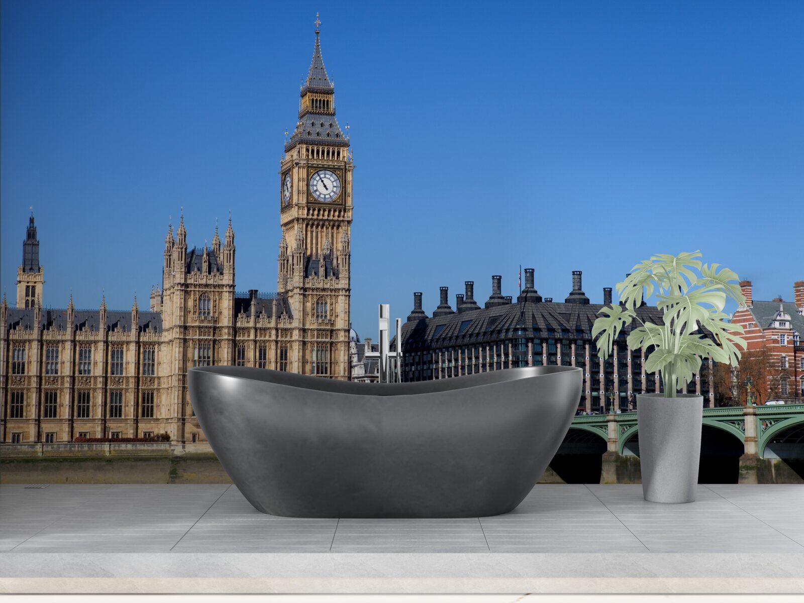 Fototapeta parlament i big ben znajdują się w anglii