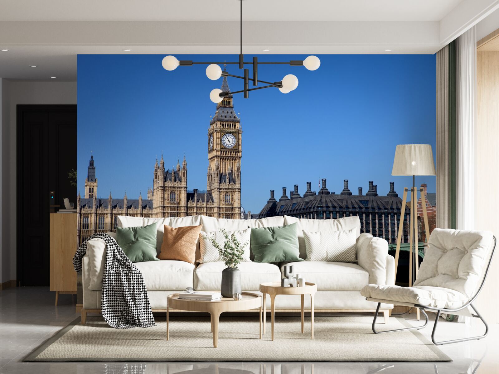 Fototapeta parlament i big ben znajdują się w anglii