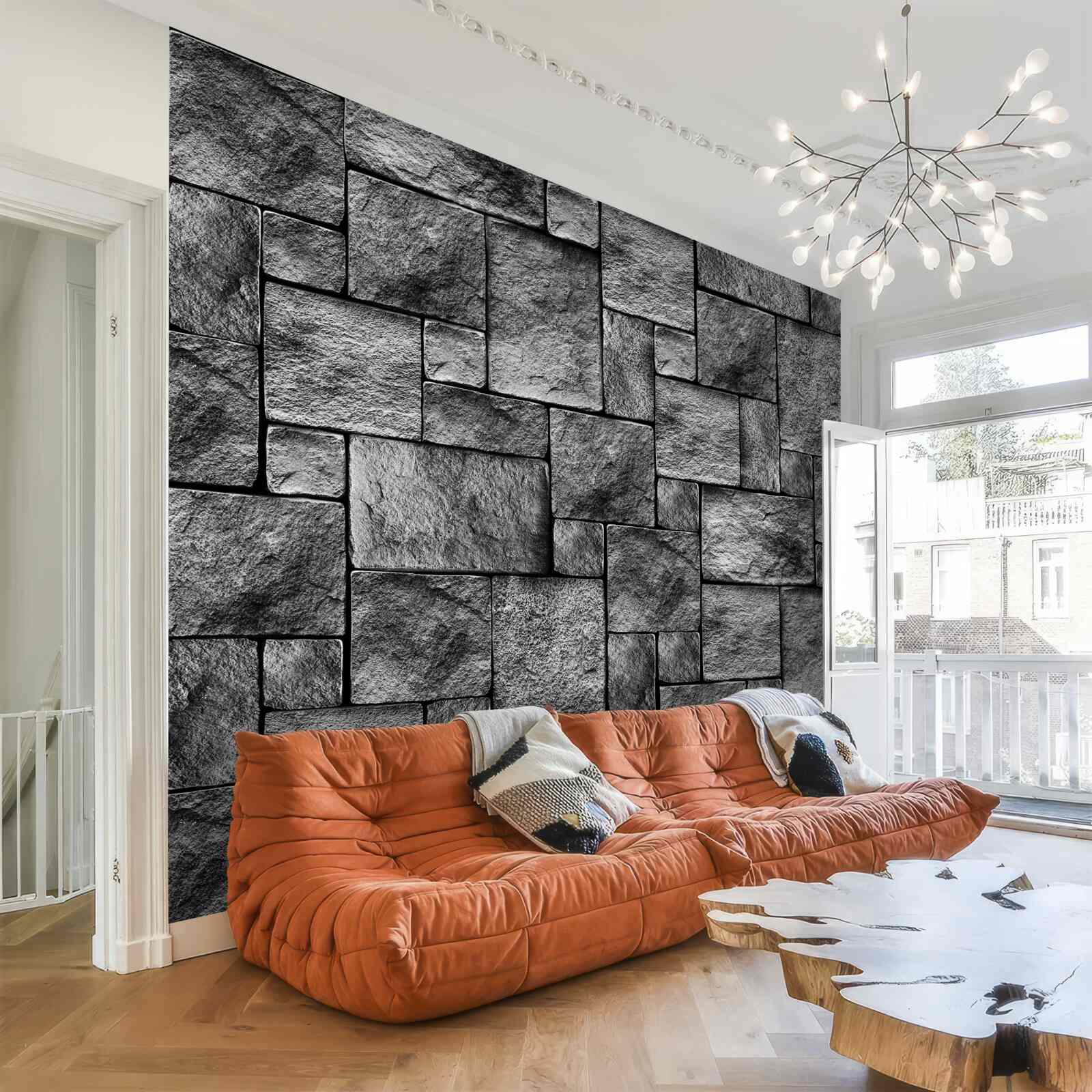 Fototapeta szara struktura mineralna