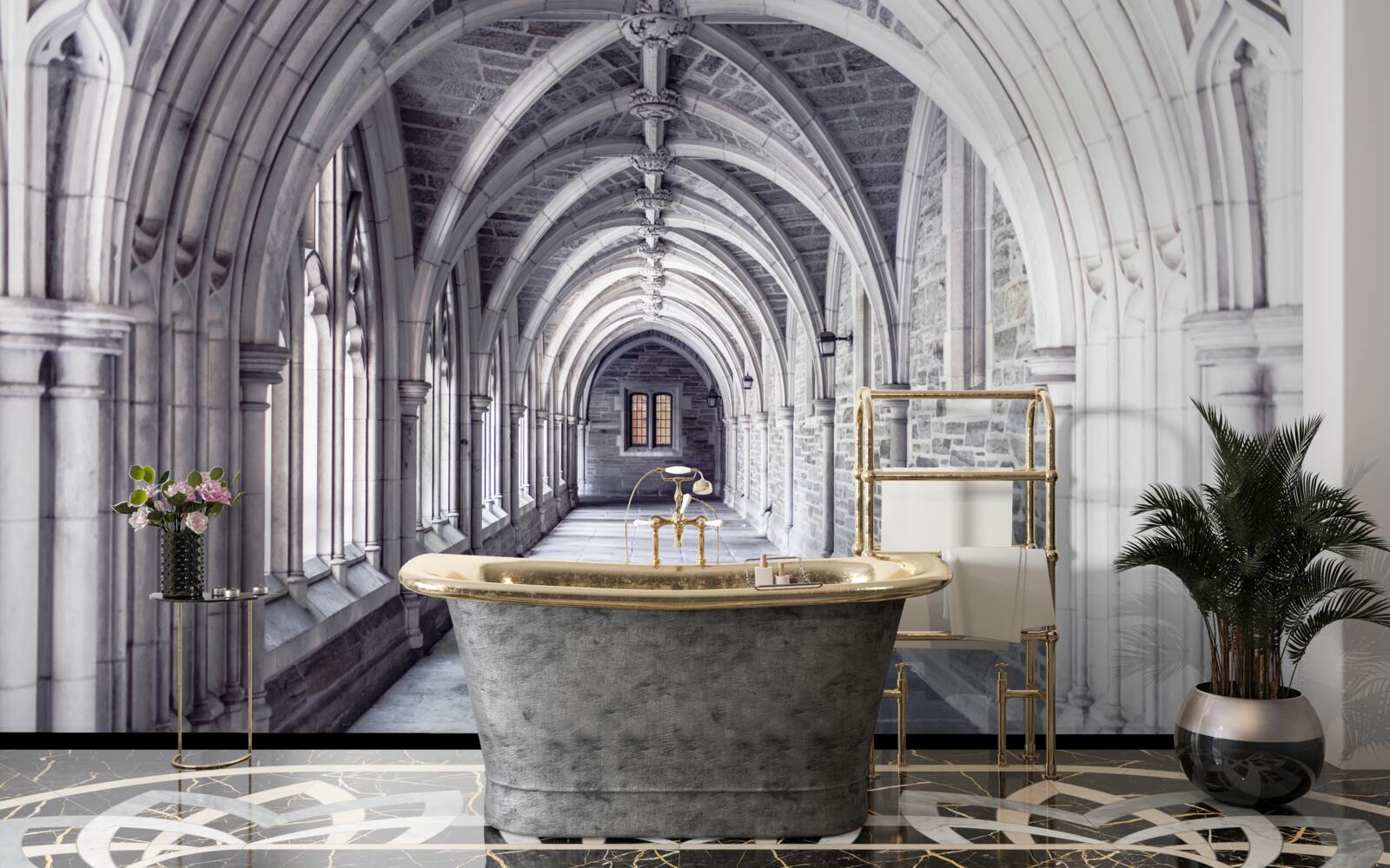 Fototapeta architektoniczne elementy pasażu