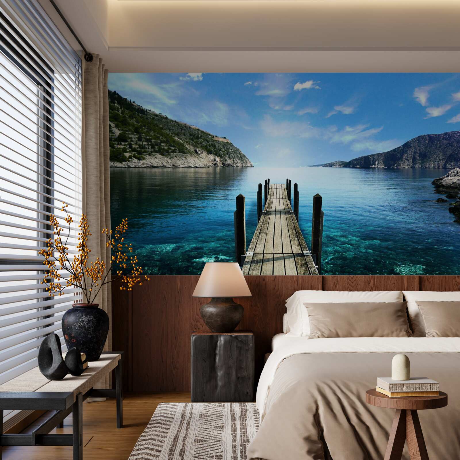 Fototapeta ponton na karaibach