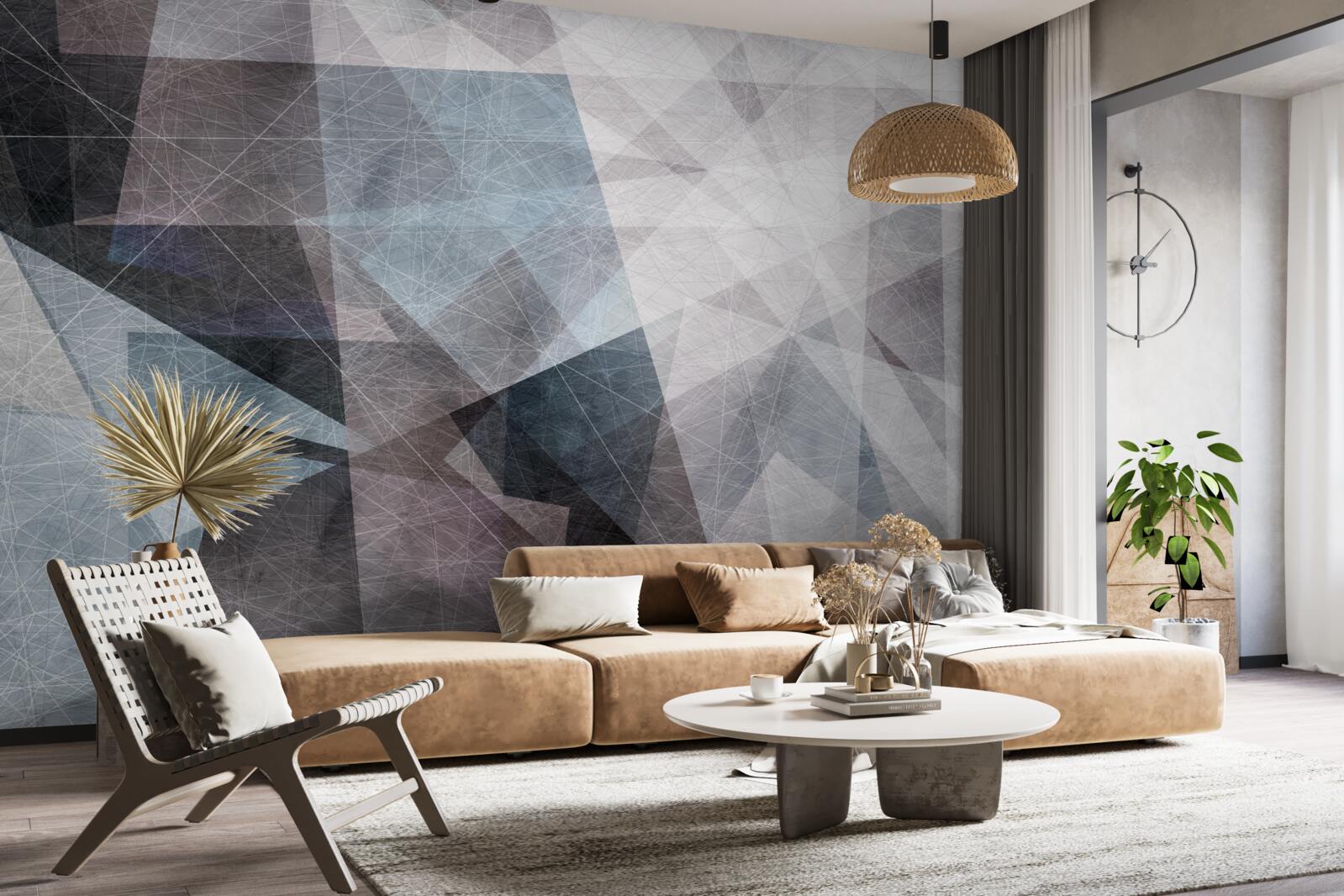 Fototapeta abstrakcyjny styl tła z elementami geometrycznymi