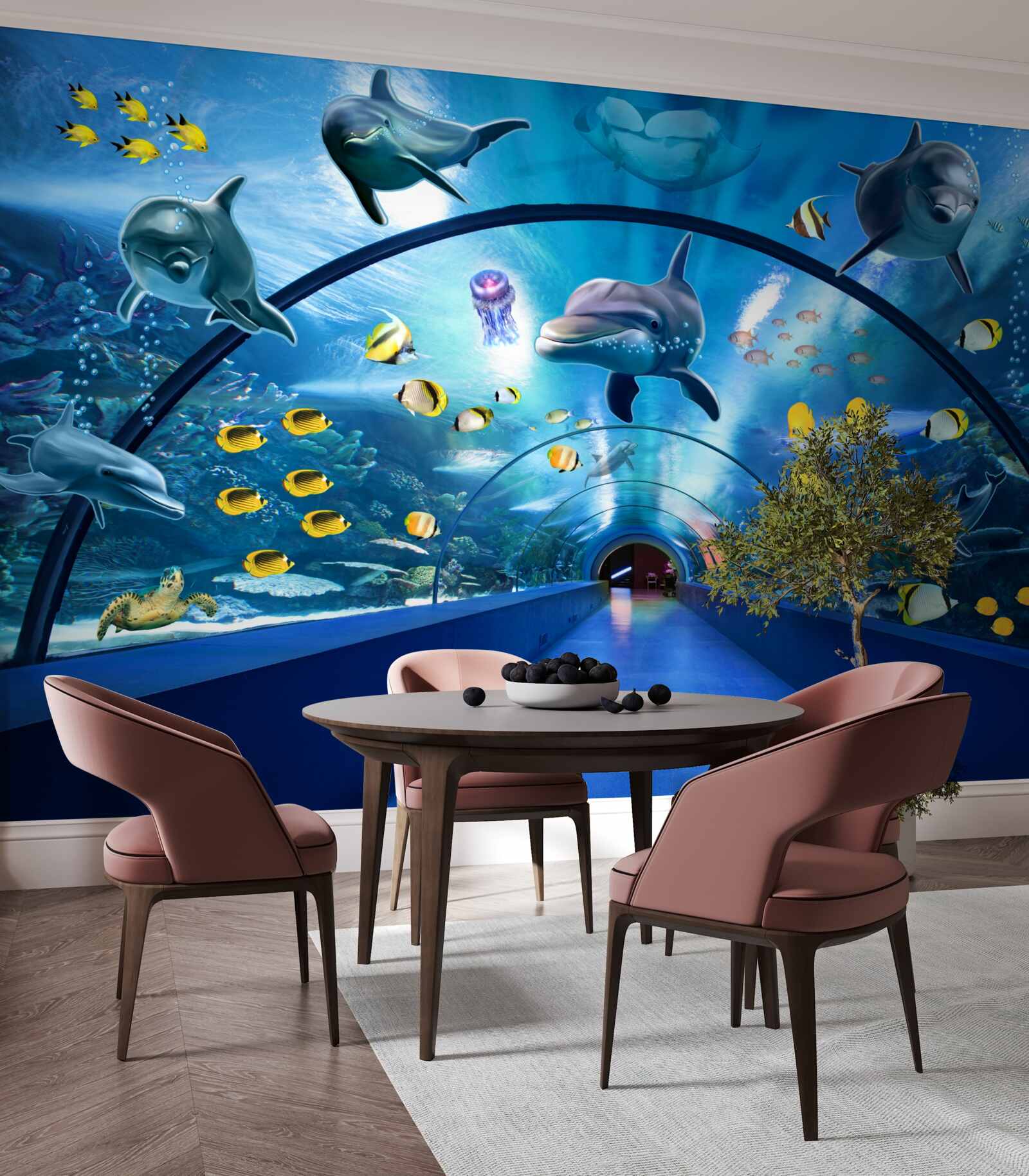 Fototapeta delfiny oceaniczne