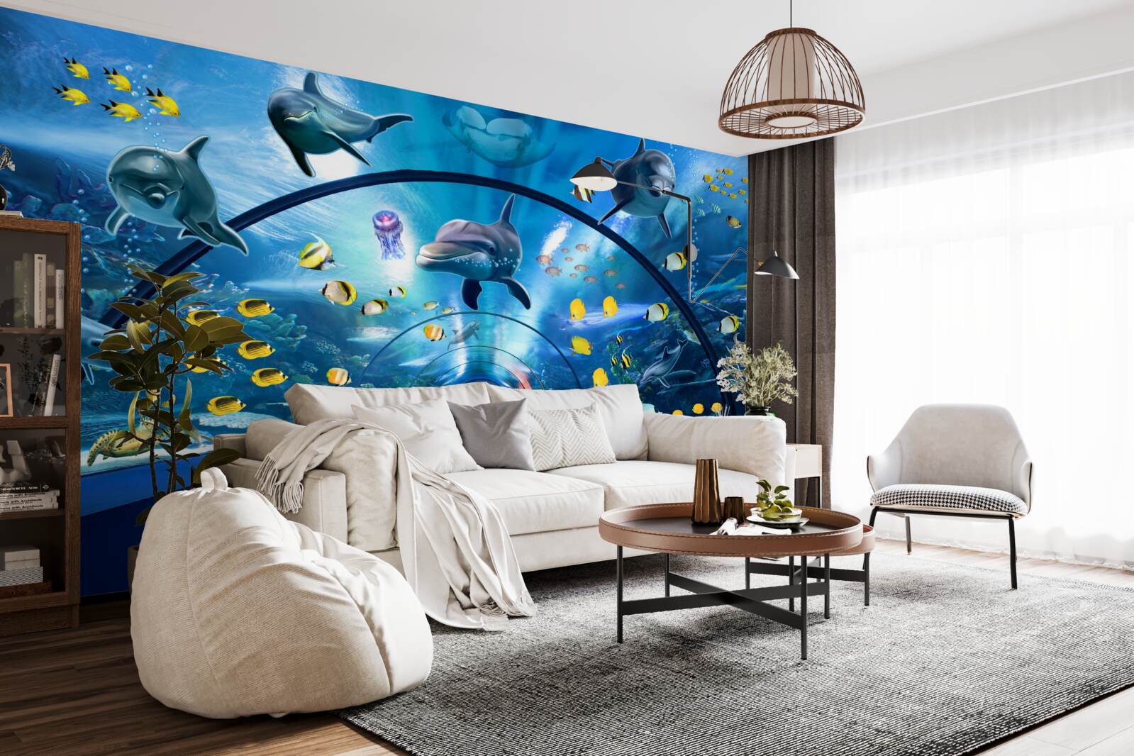 Fototapeta delfiny oceaniczne