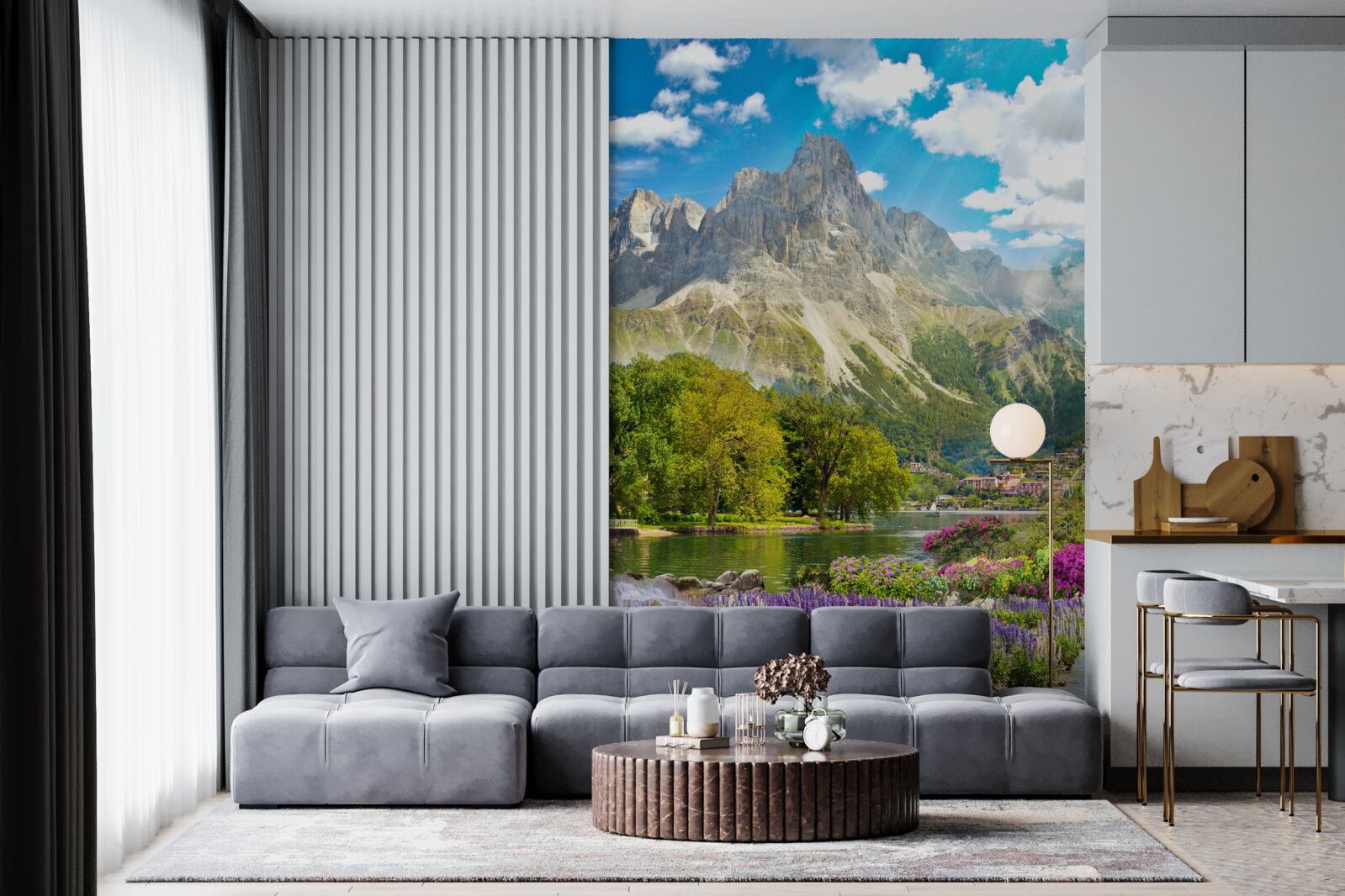 Fototapeta majestatyczny i atrakcyjny szczyt