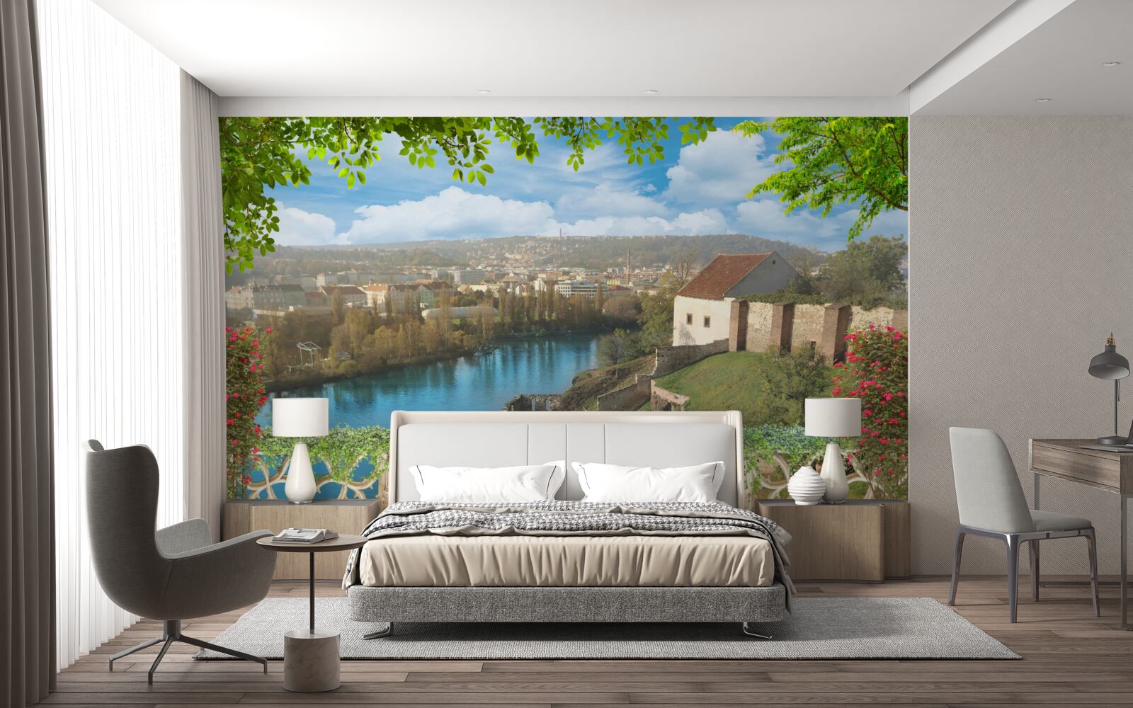 Fototapeta osada górska