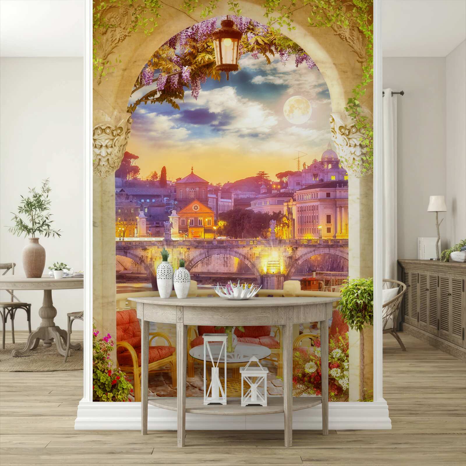 Fototapeta loggia z meblami wypoczynkowymi