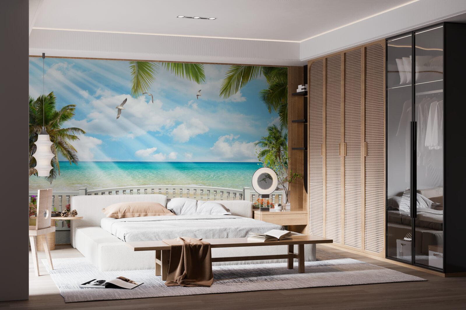 Fototapeta loggia z widokiem na ocean