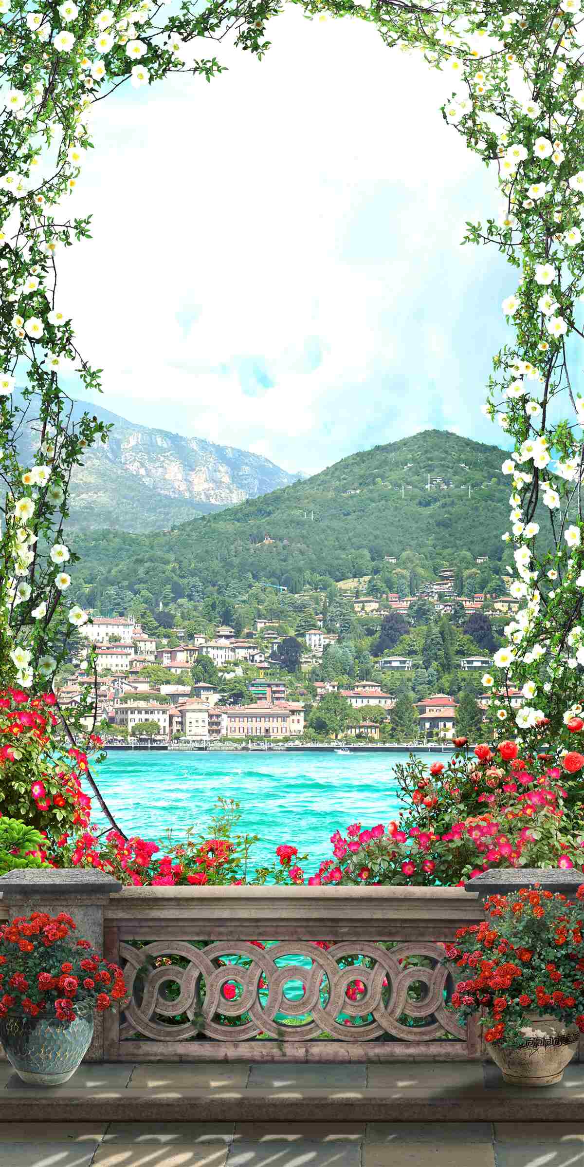 Fototapeta panorama ruchliwego miasta