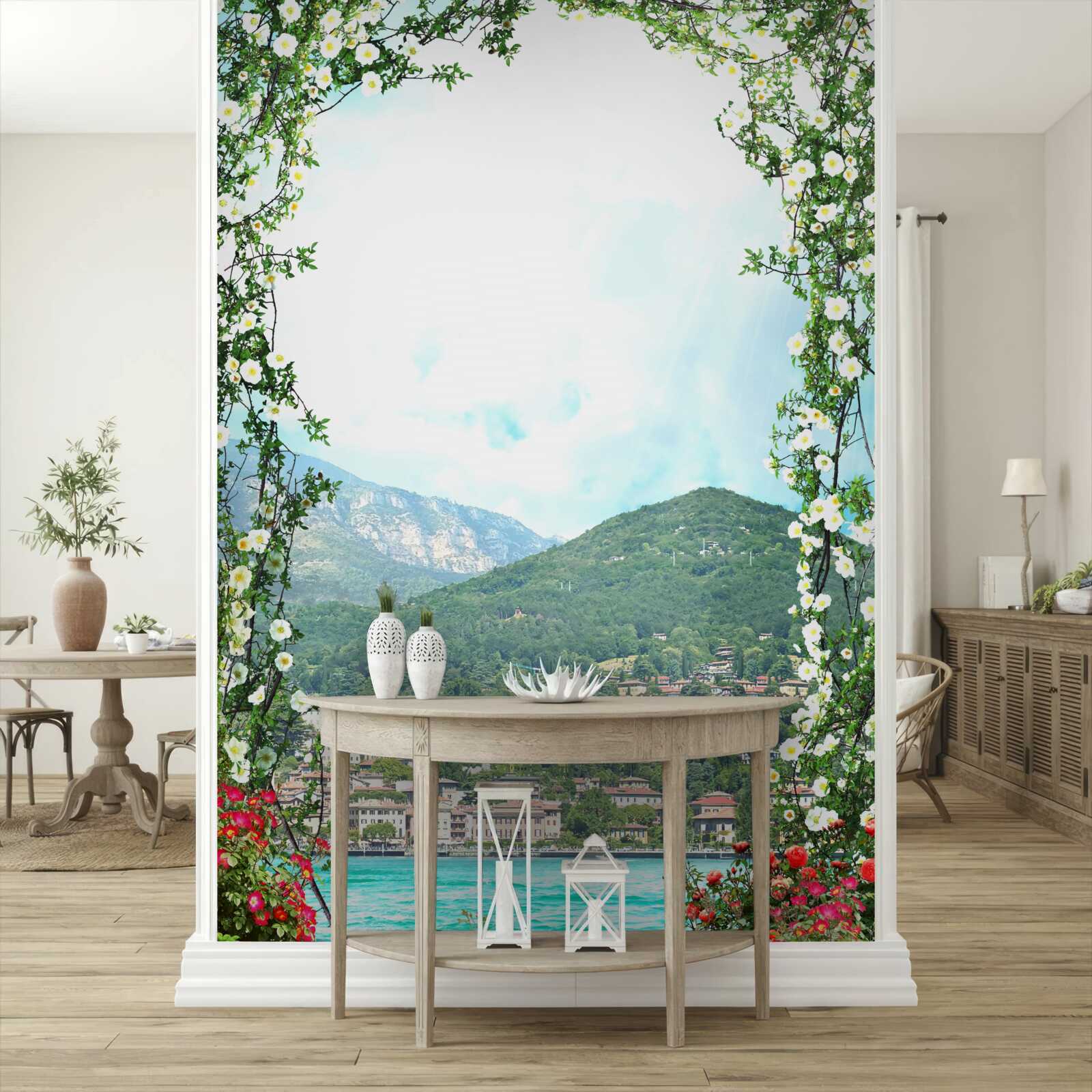 Fototapeta panorama ruchliwego miasta