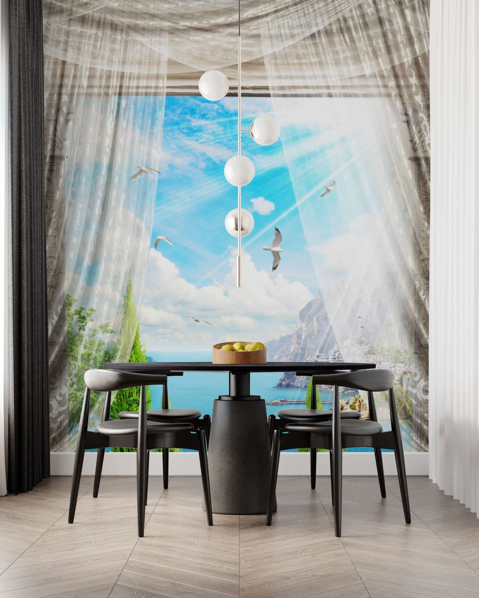 Fototapeta widok z okna