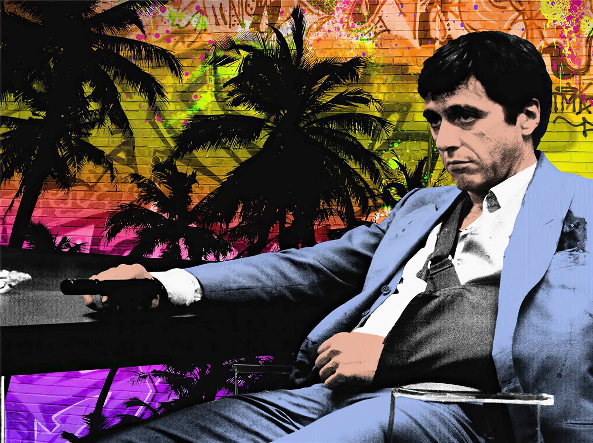 Fototapeta smutny mężczyzna siedział przy stole