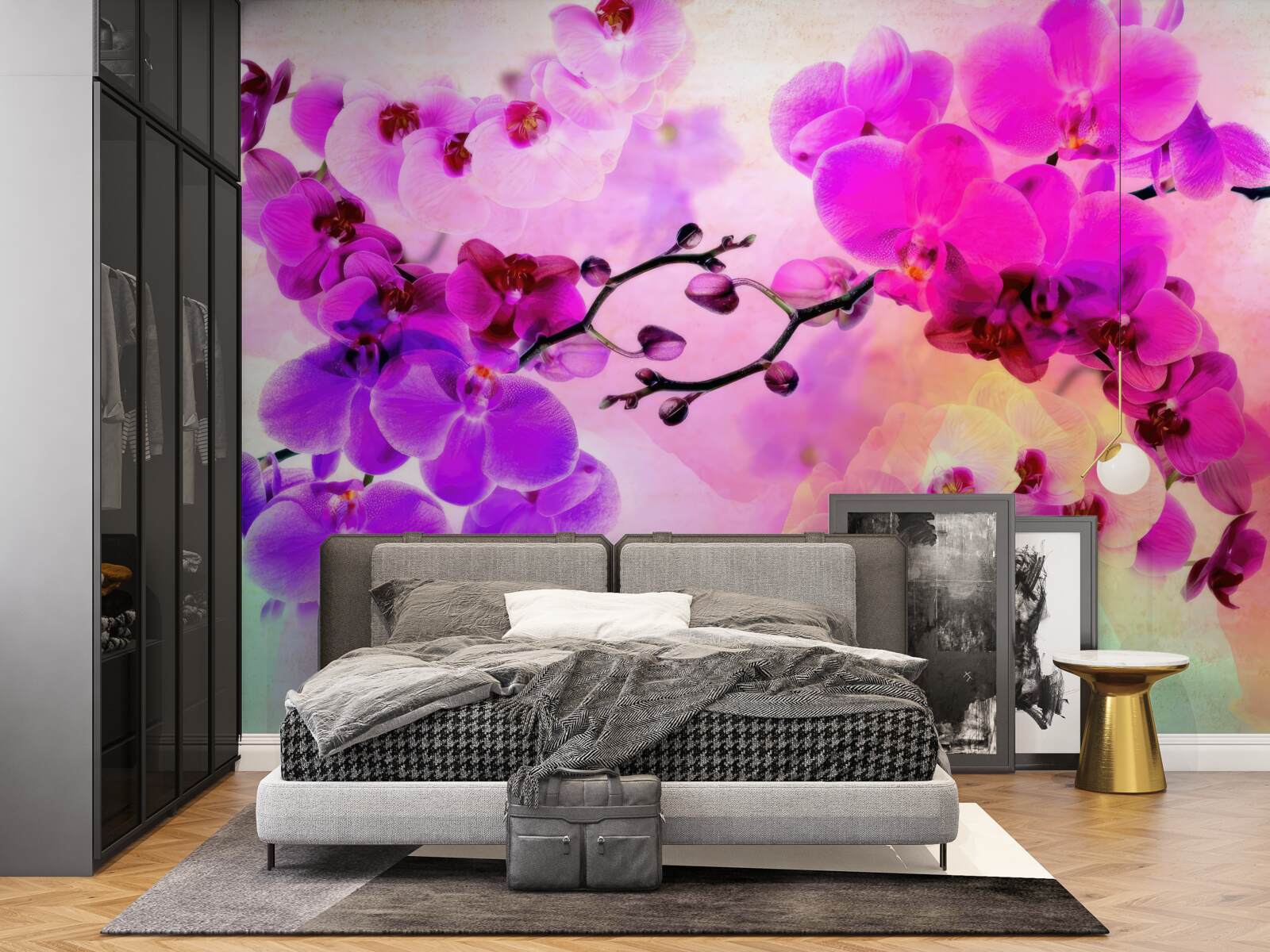 Fototapeta orchidee we wszystkich odcieniach tęczy