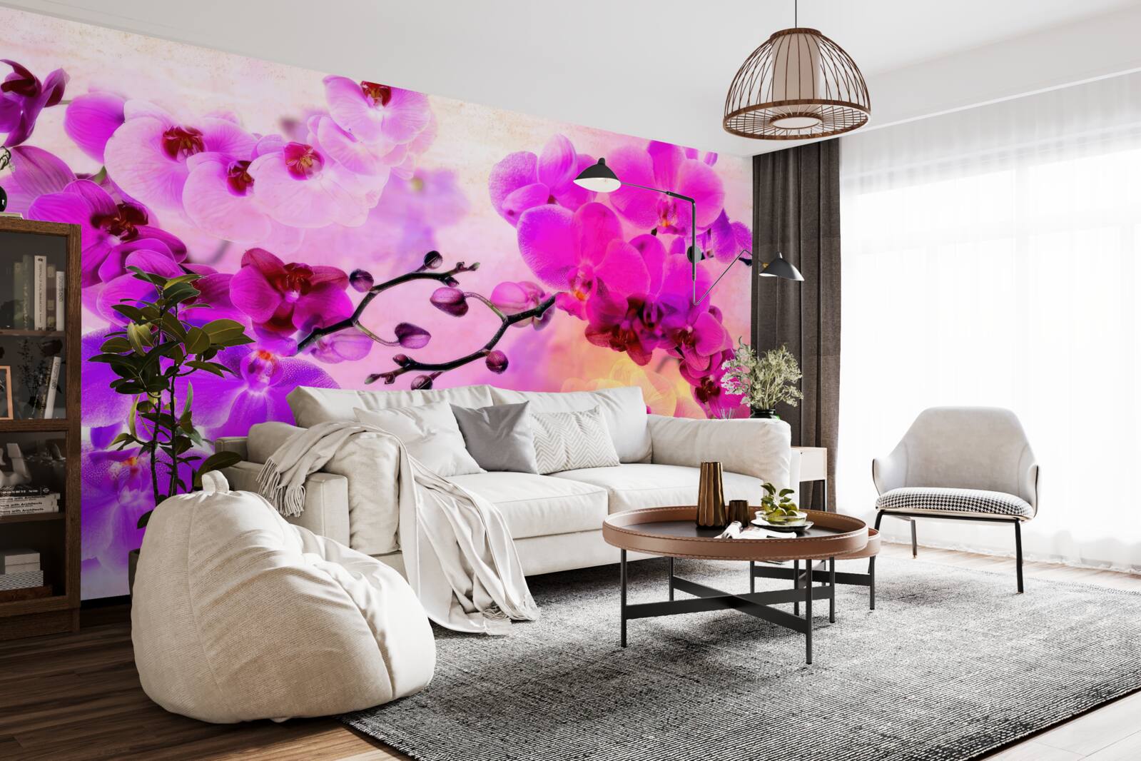 Fototapeta orchidee we wszystkich odcieniach tęczy