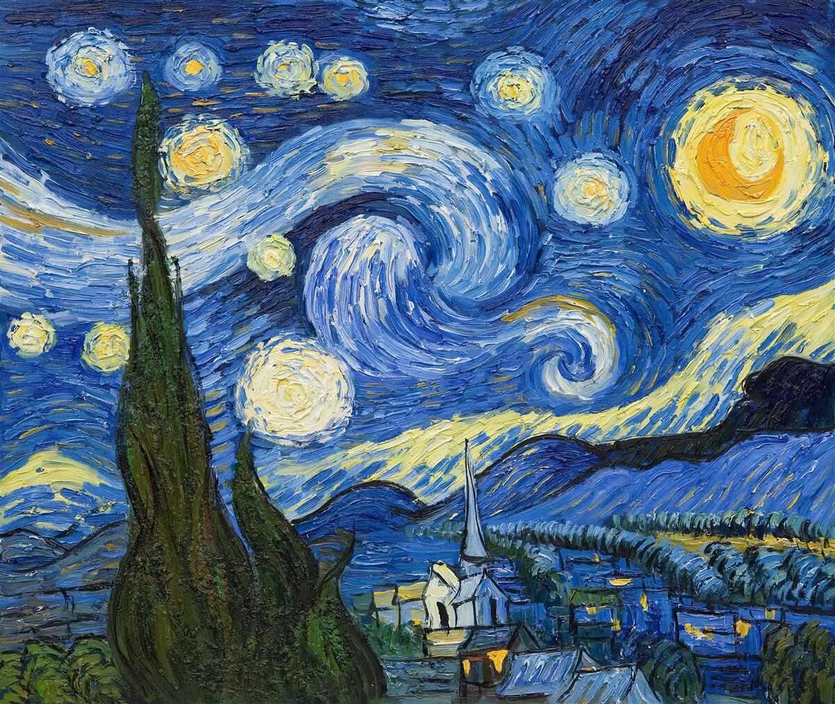 Fototapeta płótno namalowane przez van gogha