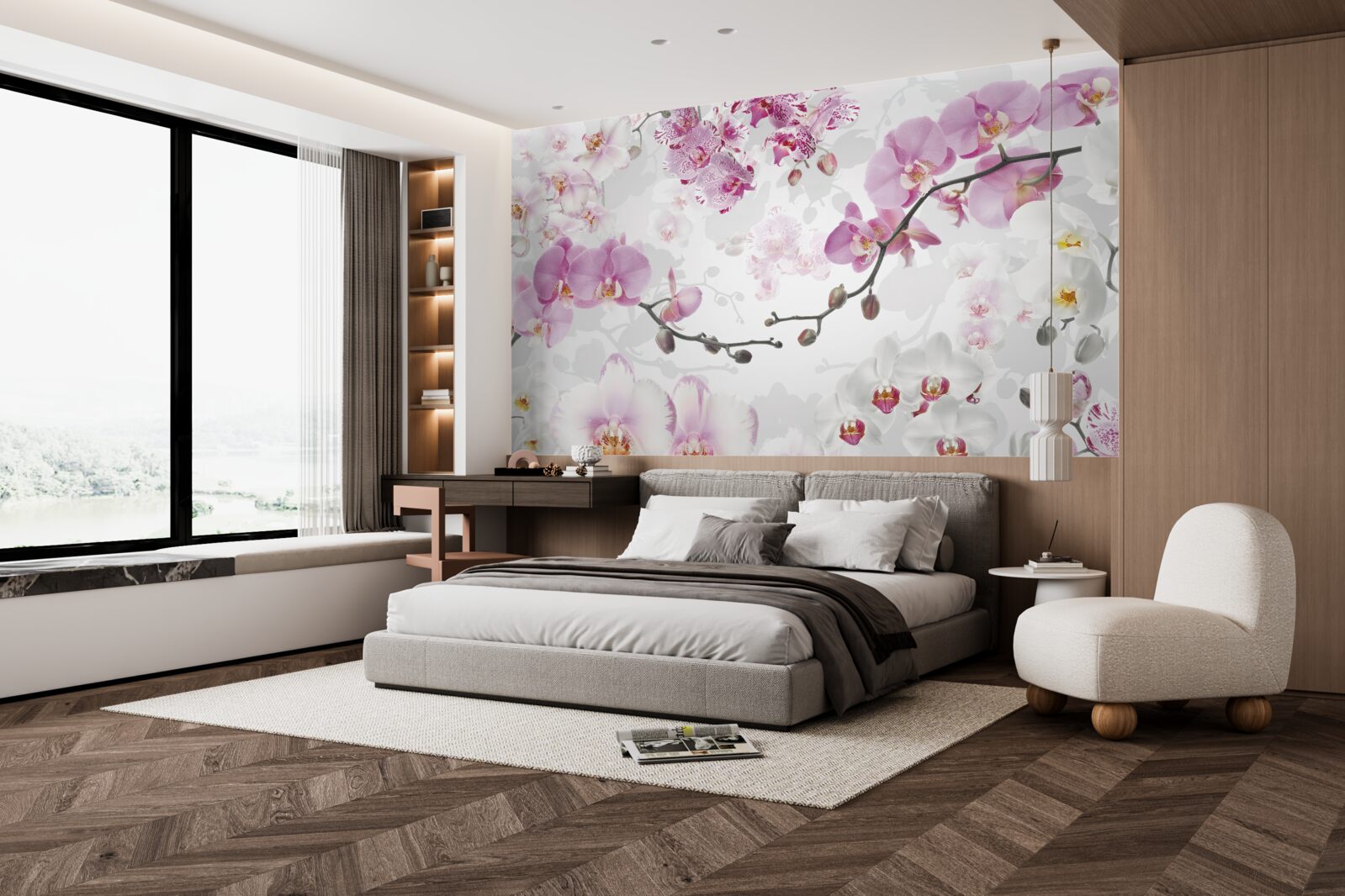 Fototapeta gałęzie orchidei