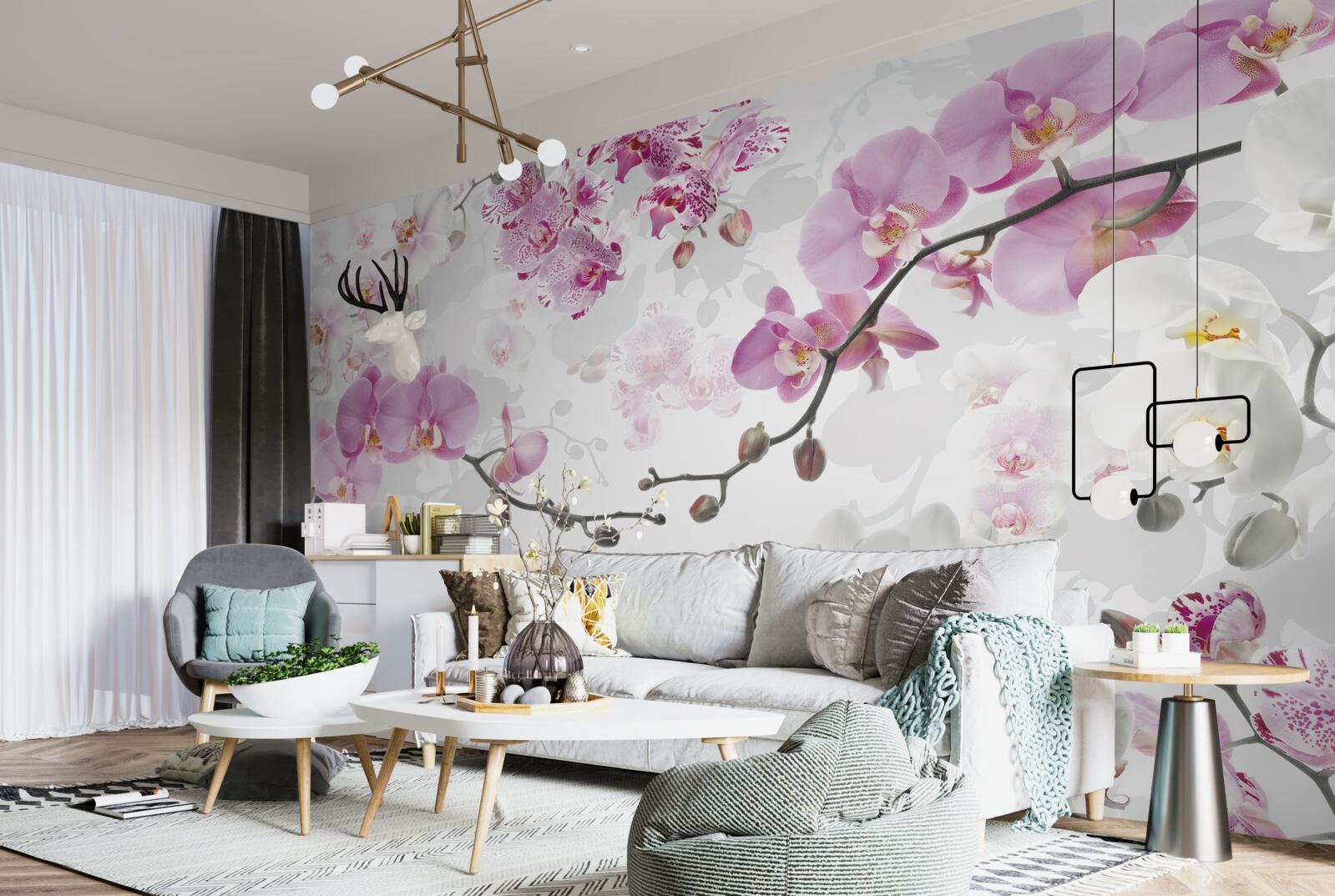 Fototapeta gałęzie orchidei