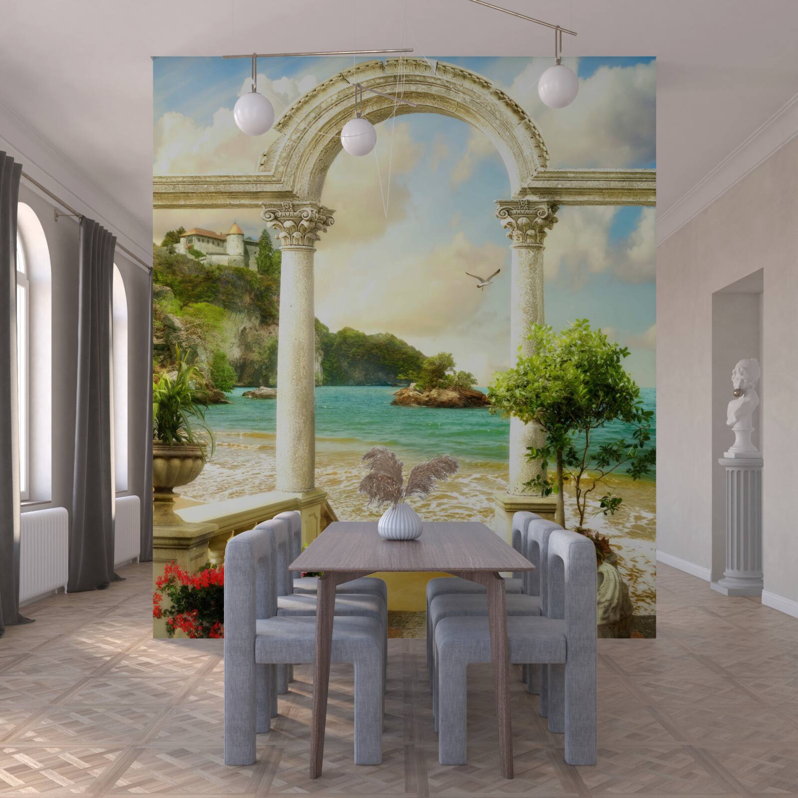 Fototapeta filar na piaszczystym brzegu