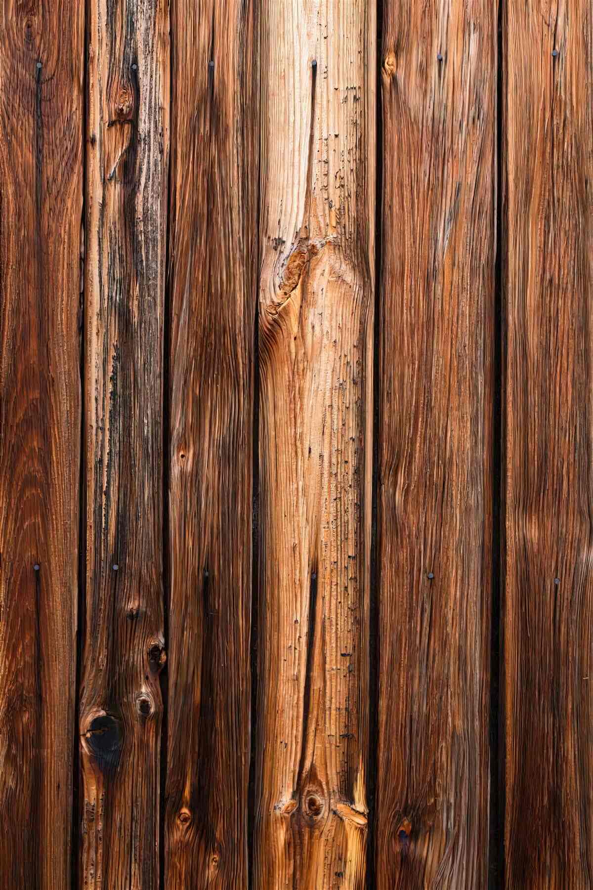 Fototapeta fragment drewnianego płotu