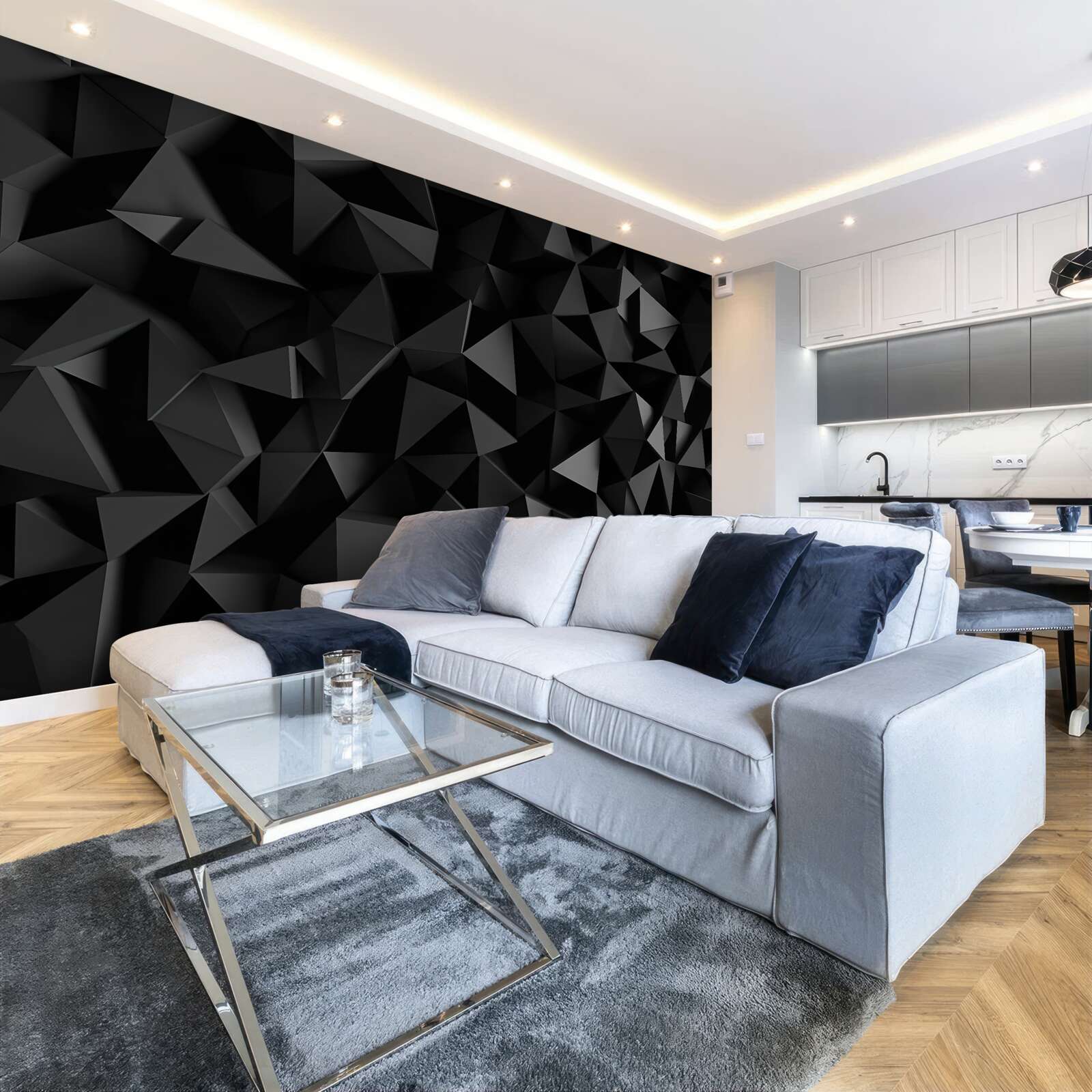 Fototapeta kompozycja kształtów geometrycznych