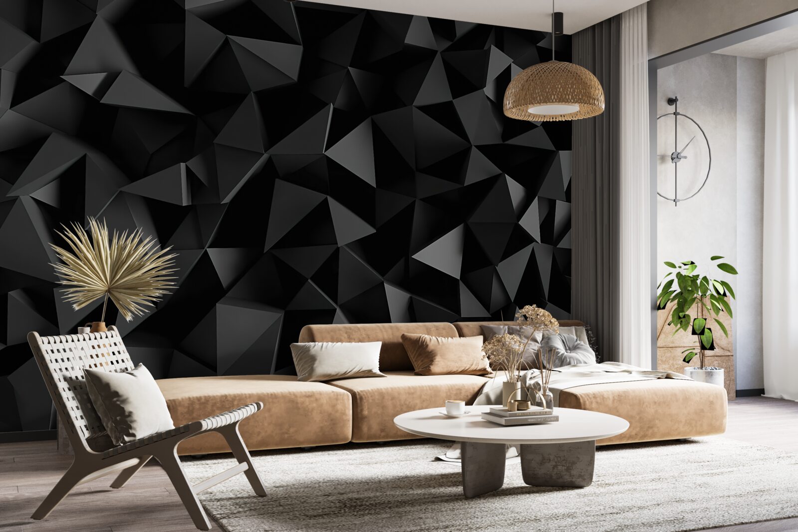 Fototapeta kompozycja kształtów geometrycznych