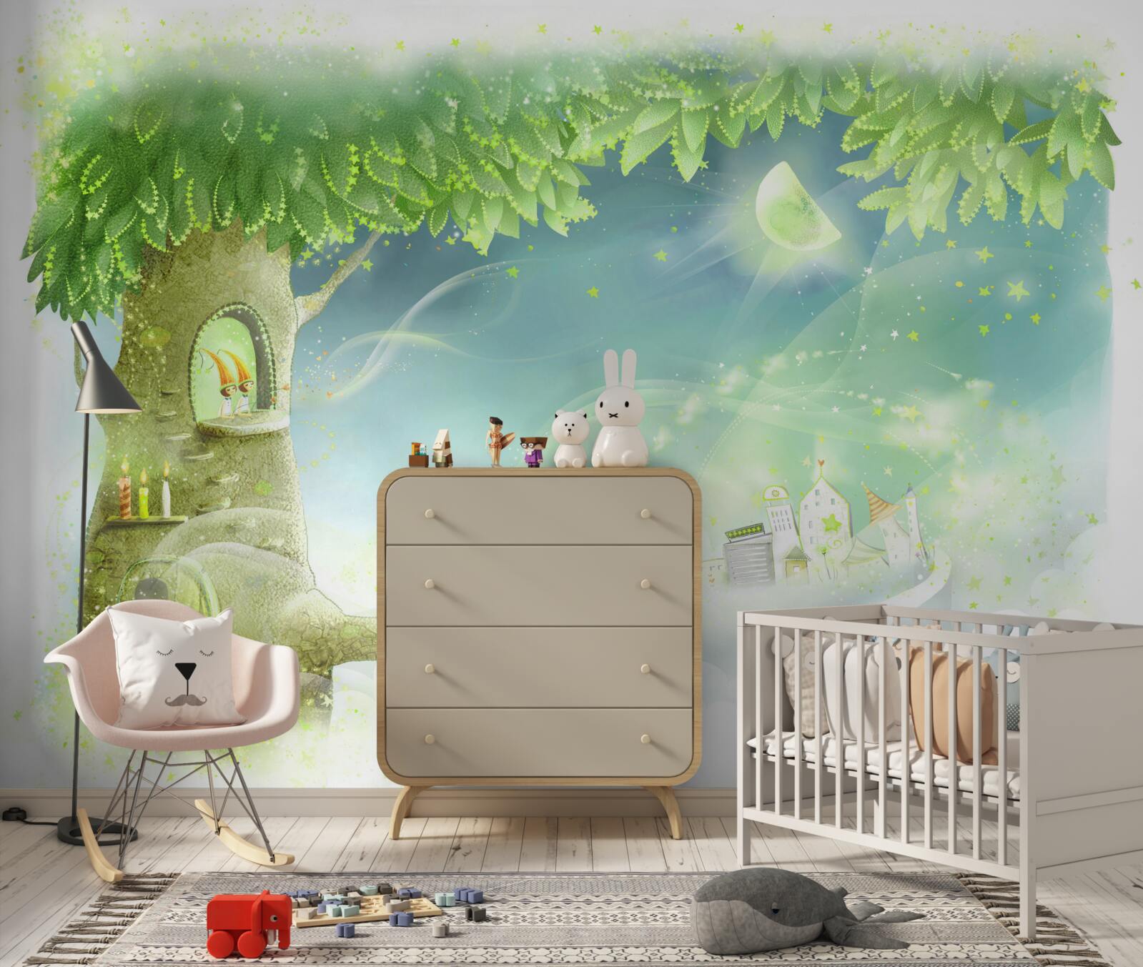 Fototapeta domek na drzewie dla zwierzaka