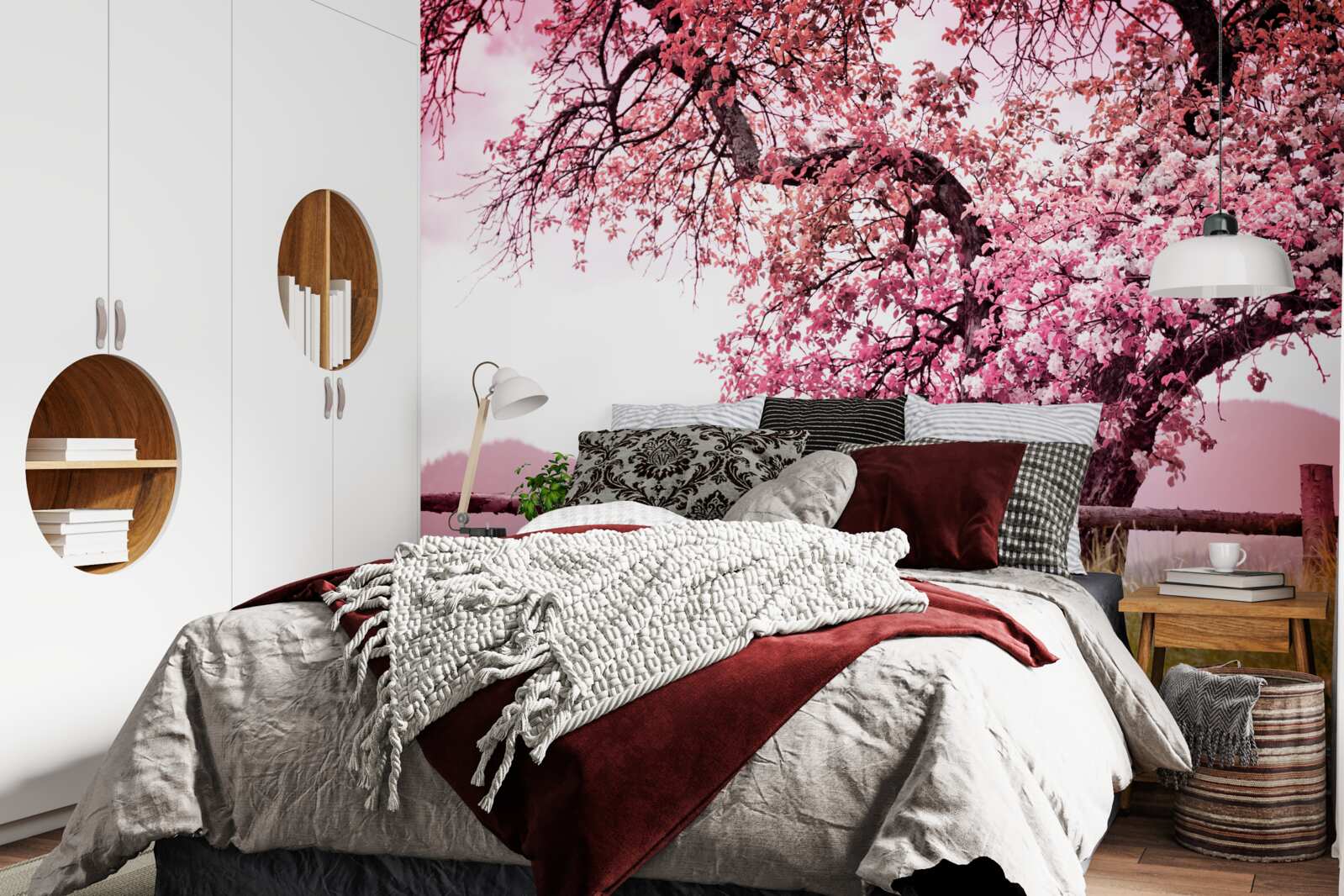 Fototapeta kwitnące drzewo sakura
