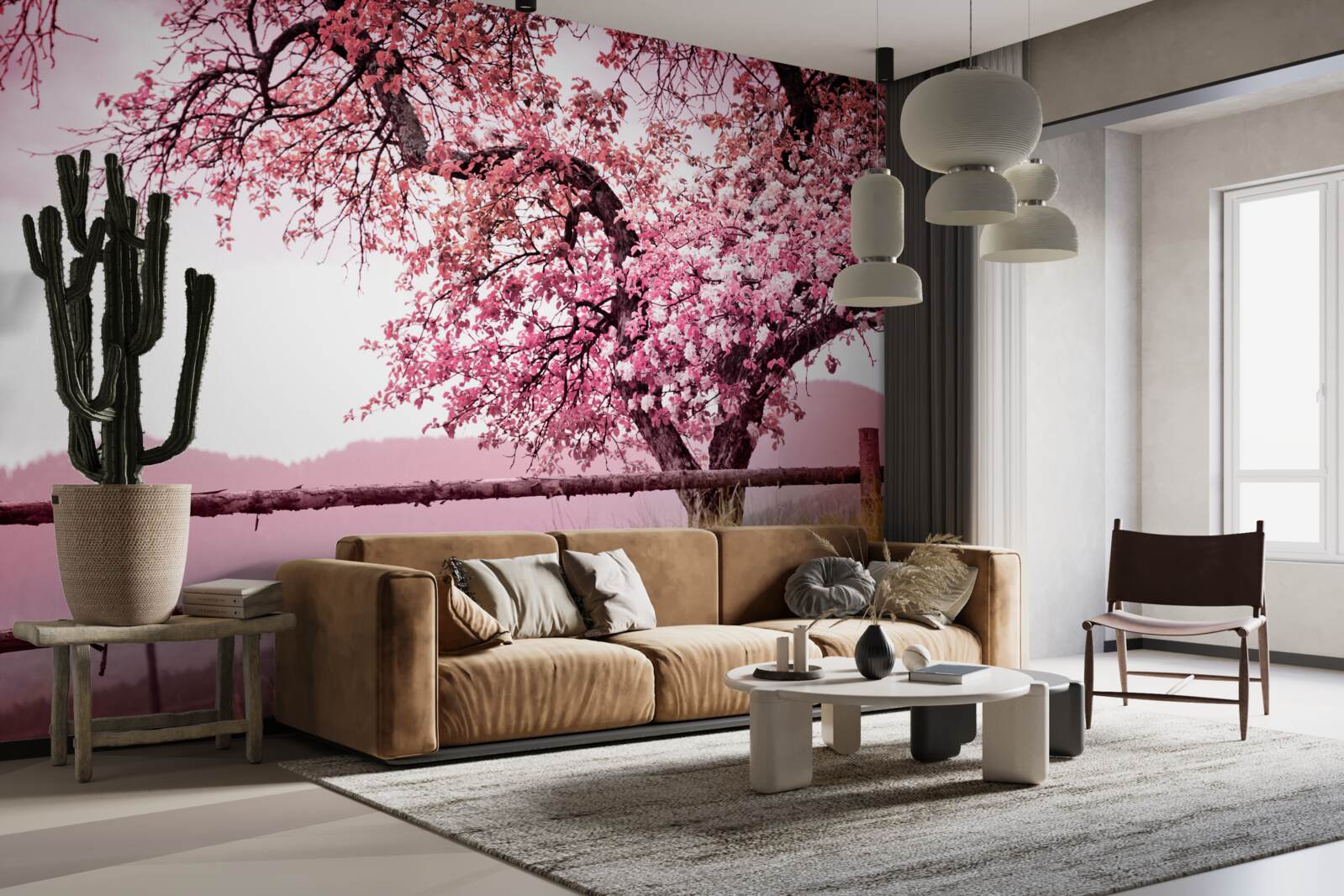 Fototapeta kwitnące drzewo sakura