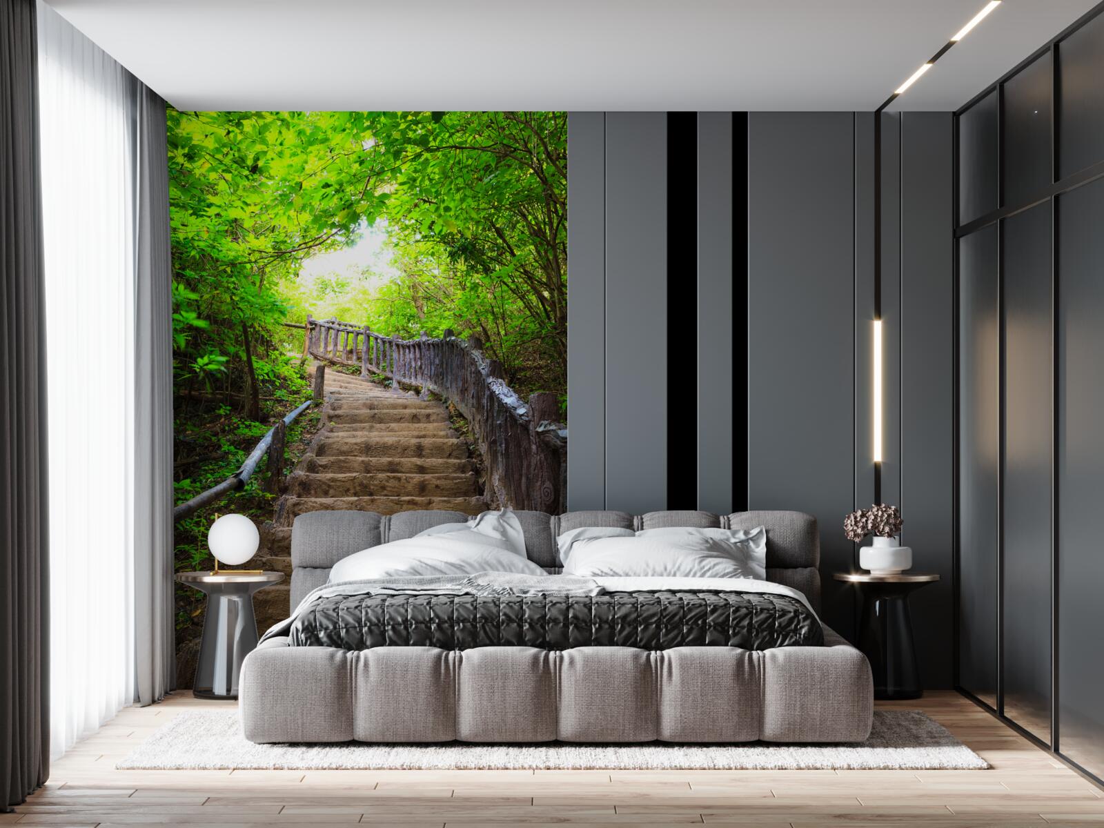 Fototapeta zielone schody