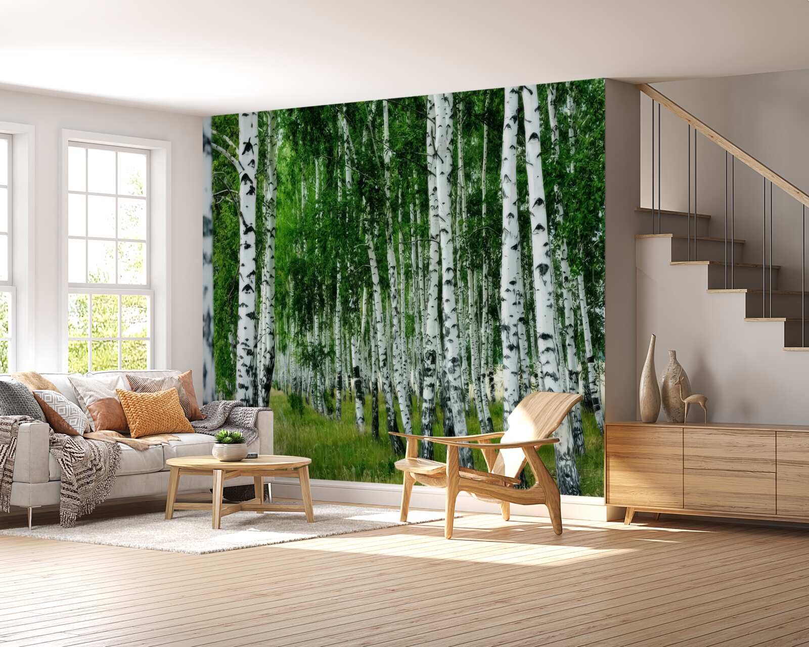 Fototapeta gaj brzozowy