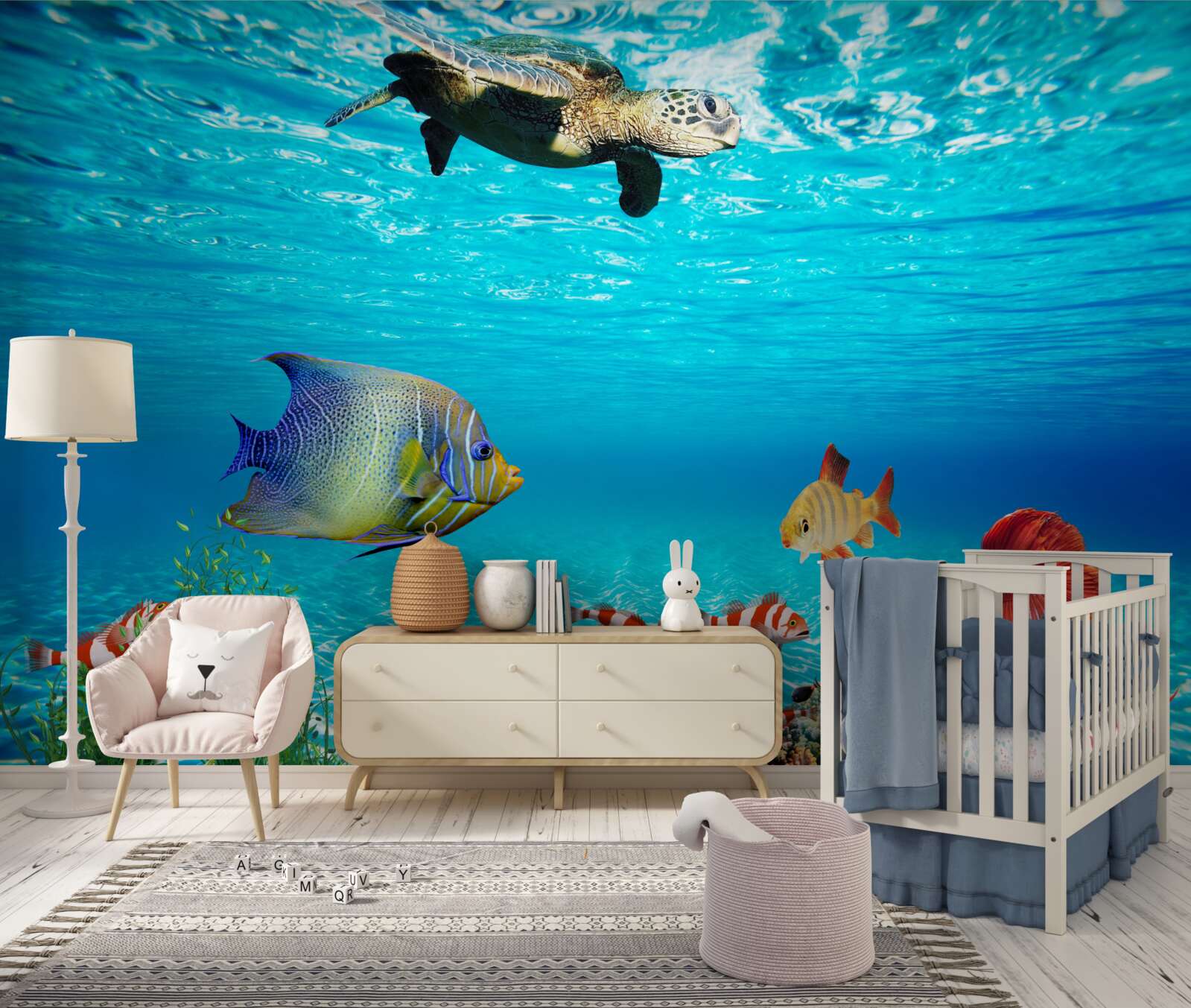 Fototapeta morscy mieszkańcy głębin oceanu