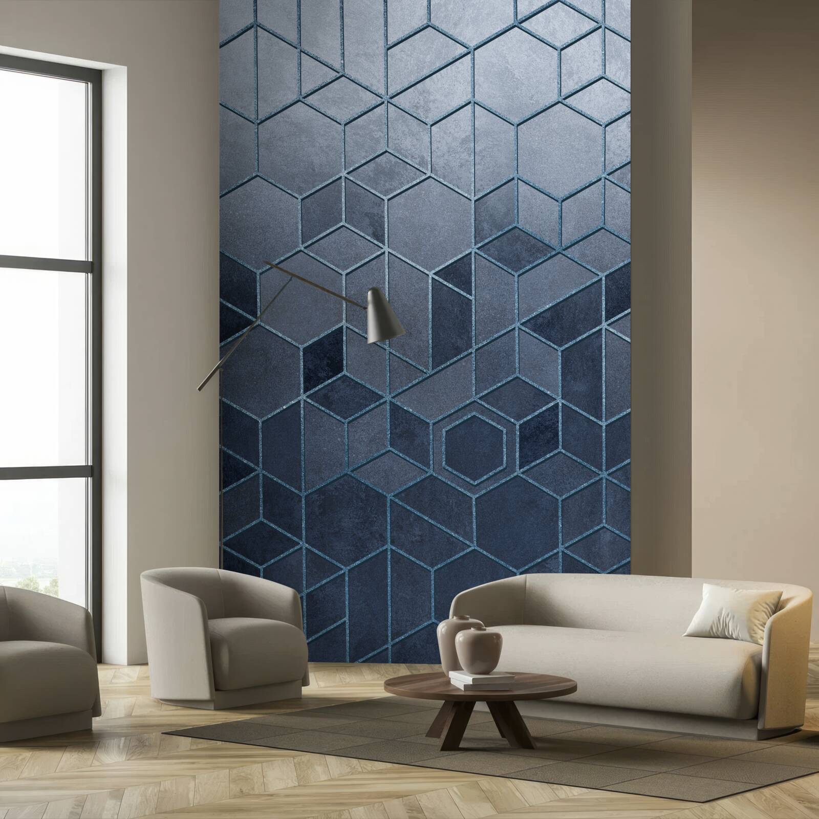 Fototapeta geometria wykwintnego szarego marmuru
