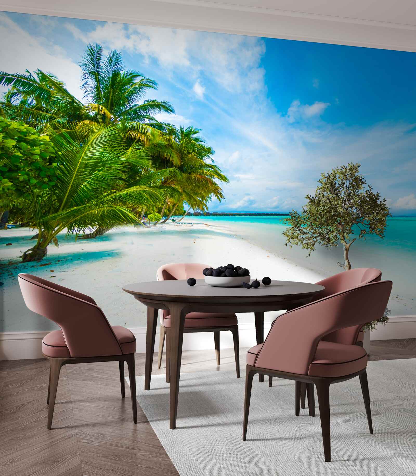 Fototapeta lazurowa tropikalna plaża