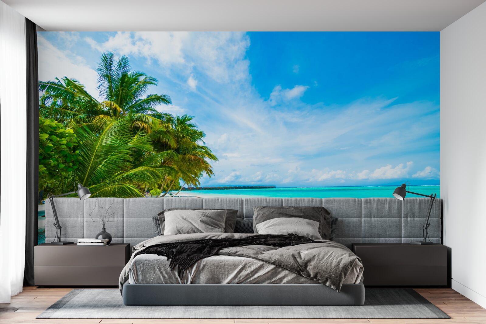 Fototapeta lazurowa tropikalna plaża