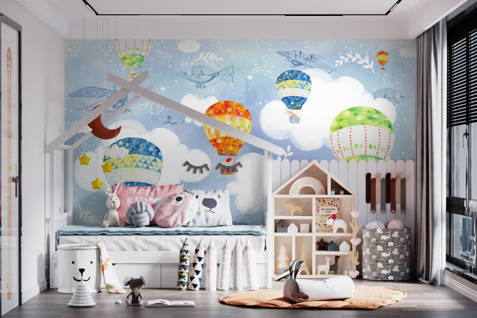 Fototapeta kolorowe balony