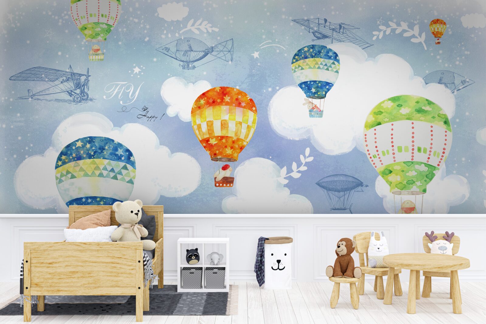 Fototapeta kolorowe balony