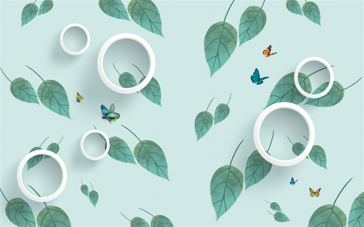 Fototapeta lepidoptera wśród zielonych liści